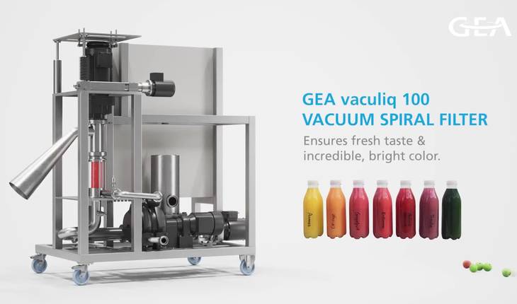 GEA vaculiq - Quality juicing under vacuum