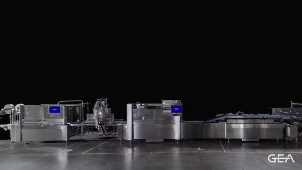GEA's customized Slicing & Packaging Line Solution for cooked ham applications