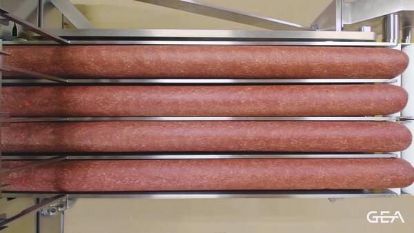 Salami application GEA One Line Concept Slicing & Packaging