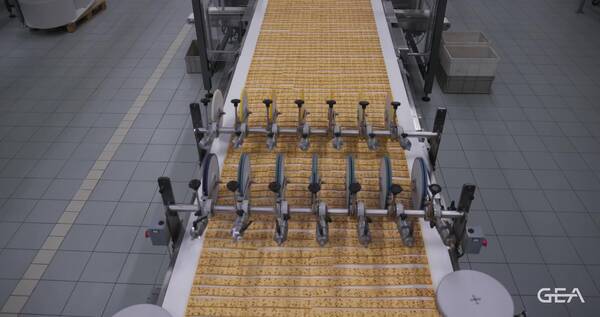 Complete processing line for Crackers